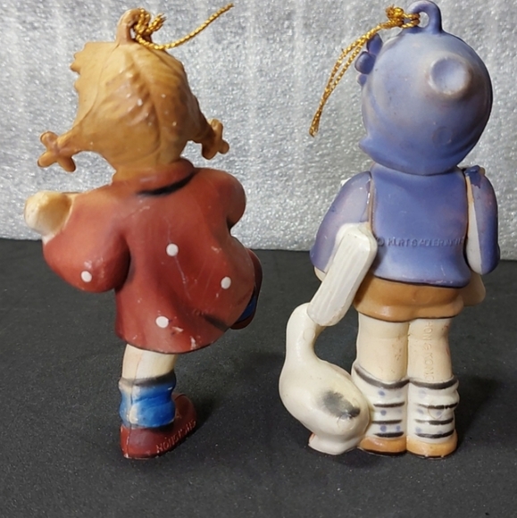 Vintage Kurt S Adler Child Ornaments☆Crochet Heart - Picture 8 of 12